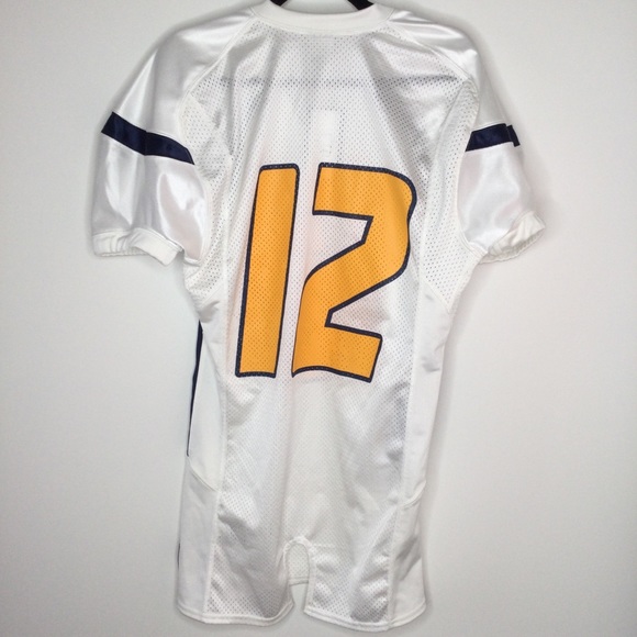 Nike Football Game Jersey 12 Navy White Size Large - Picture 10 of 13